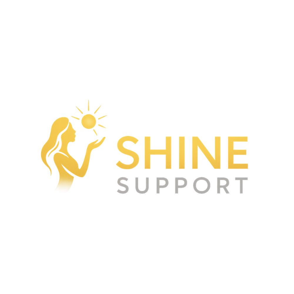 Shine Support logo design — NDIS & Care | Rahul Simi
