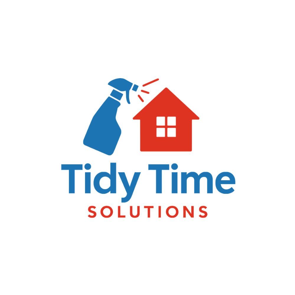 TidyTime Solutions logo design — Cleaning | Rahul Simi