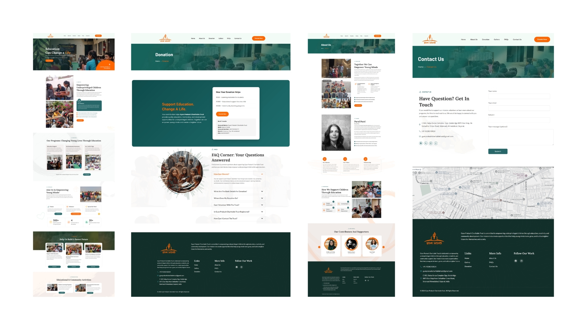 Gyan Prakash Trust website — Non-Profit by Rahul Simi