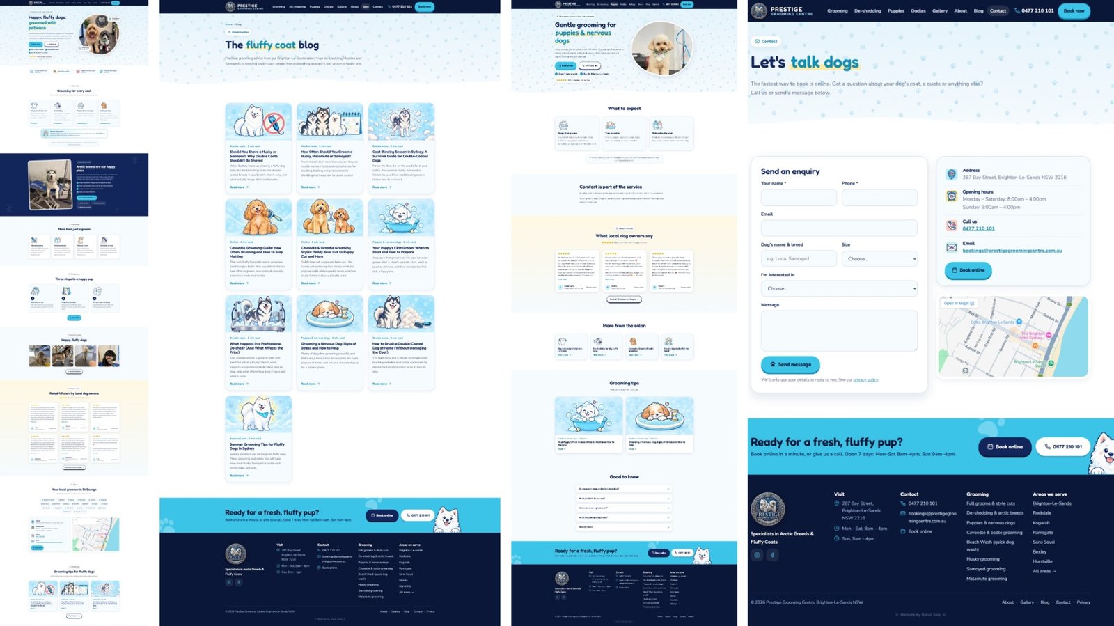 Prestige Grooming website — Pet Grooming by Rahul Simi