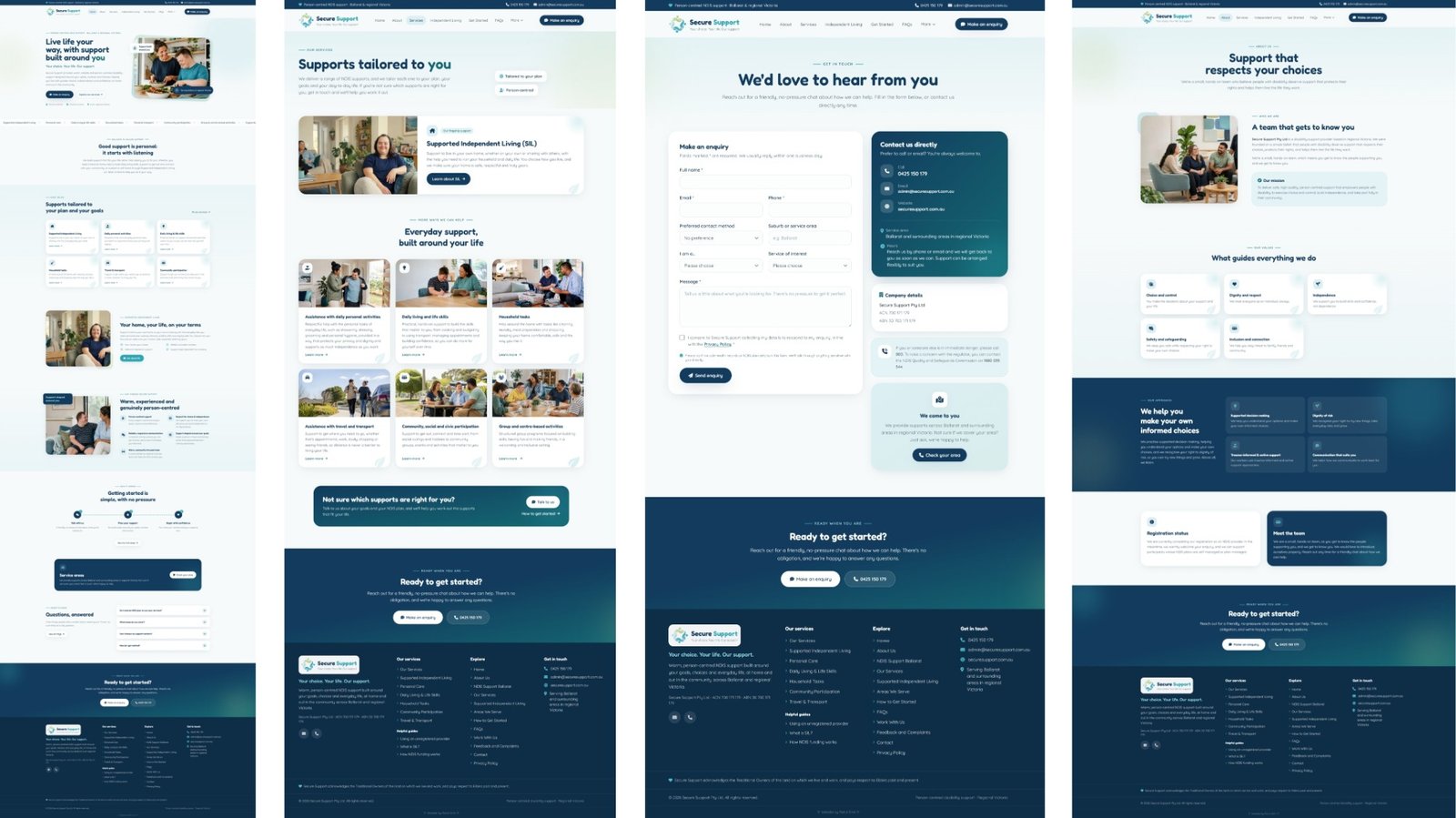 Secure Support website — NDIS · Disability by Rahul Simi